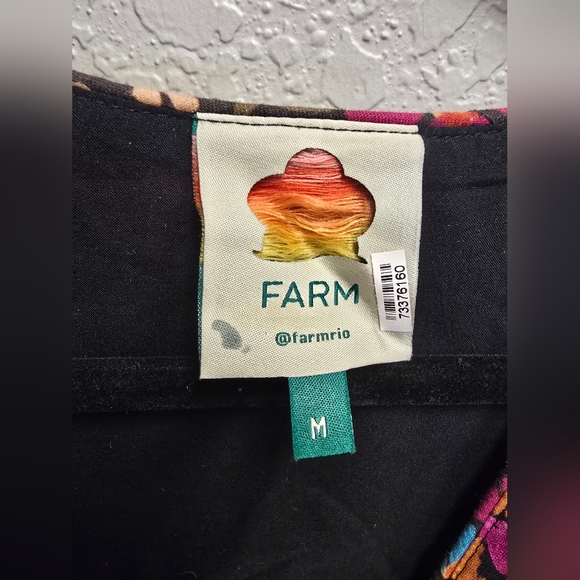 FARM Rio Vibrant Floral Puff Sleeve Dress - Picture 10 of 14